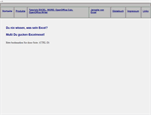 Tablet Screenshot of excelmexel.de